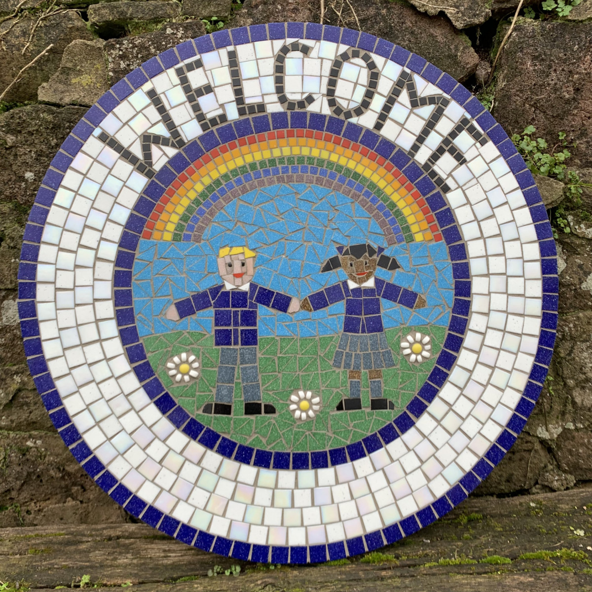 Mosaic Welcome Sign Kit- for Schools and Nurseries » Rachel Shilston